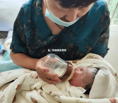 广东清远李霞（60岁生男婴）